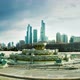 Buckingham Fountain During Corona Virus Outbreak In Chicago - VideoHive Item for Sale
