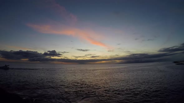 A time lapse of a sunset at Costa Adeje, Tenerife