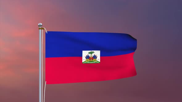Haiti Flag 4k