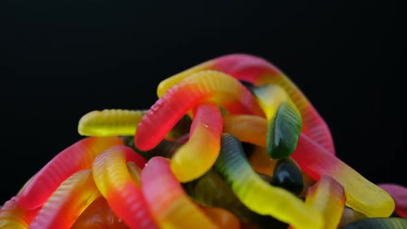 Bright Tasty Colourful Marmalade Jelly Candies Rotate