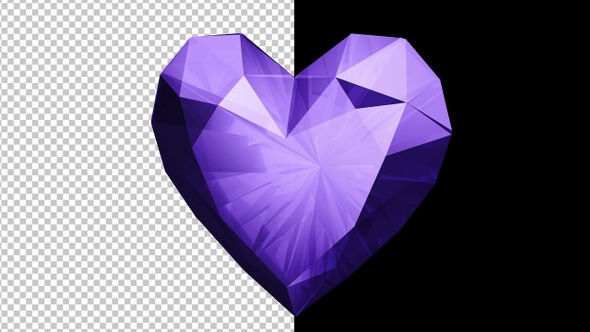 Sapphire Heart - Transparent Loop alt