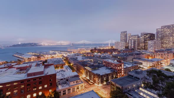 San Francisco Night Time Lapse