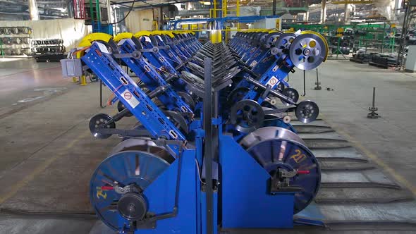 Wire Reinforcement of Modern Tires in a Factory