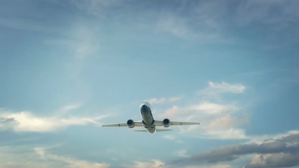 Airplane Landing Budapest Hungary