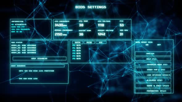 Representation Of Computer Bios - Basic Input Output V1 Hd alt