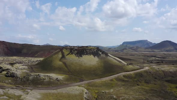 muzzle of an extinct volcano