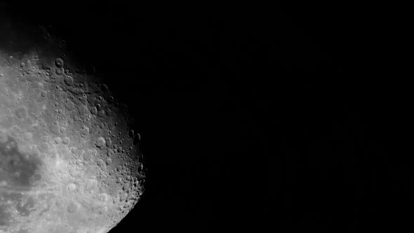 Moon Close-up. Planet Satellite.