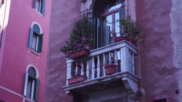 Small balcony of the house of Venice
