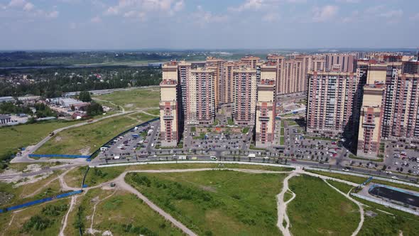 Aerial Video Shooting Over Multistorey Buildings