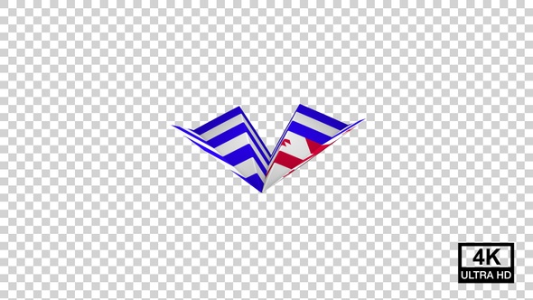 Paper Airplane Of Ajaria Flag V3