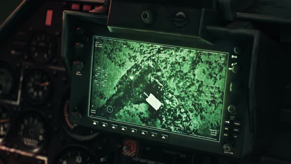 Army Combat Operation Weapon Tracking Armored Vehicle Target For Rocket Attack alt