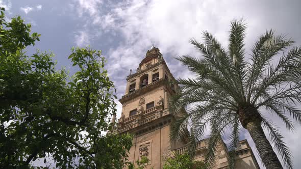 Low angle view of the bell tower