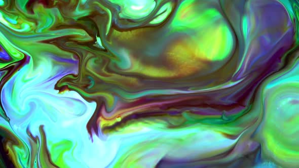 Abstract Colorful Sacral Liquid Waves Texture 956