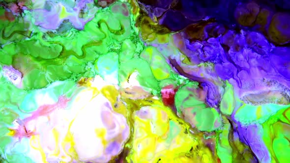 Color Explosion Abstract Art Painting  alt