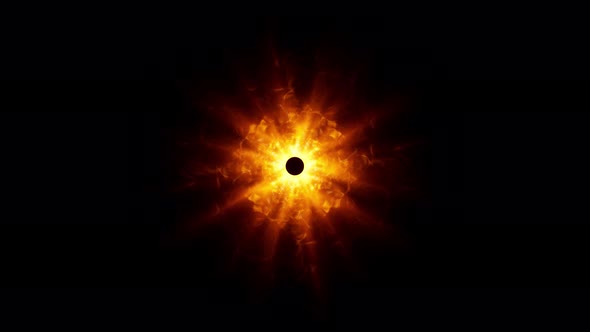 Sun Corona Effect 4K