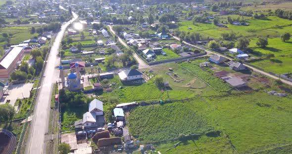 View of the Village of Saty From a Height.