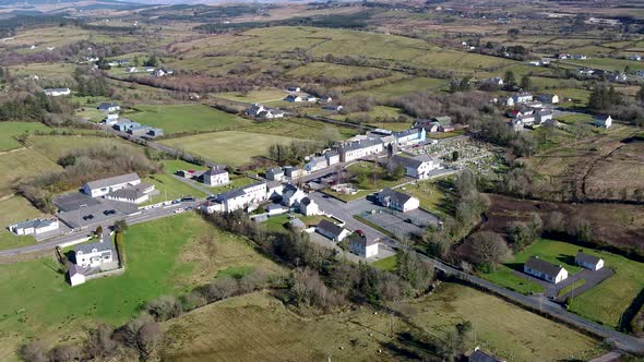 Aerial View of Frosses in County Donegal  Ireland