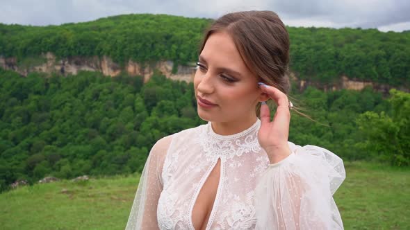 The Bride Smokes a Cigarette