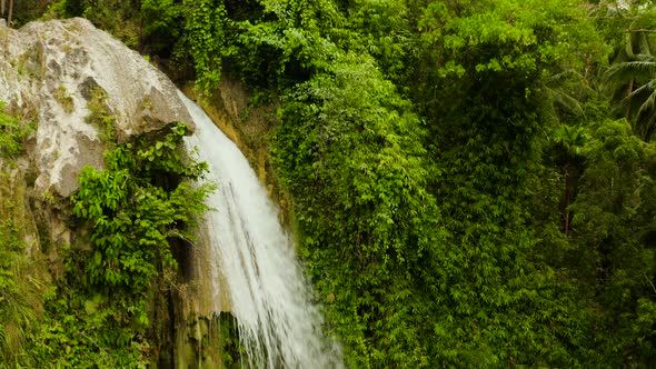 Beautiful Tropical Waterfall Philippines Cebu