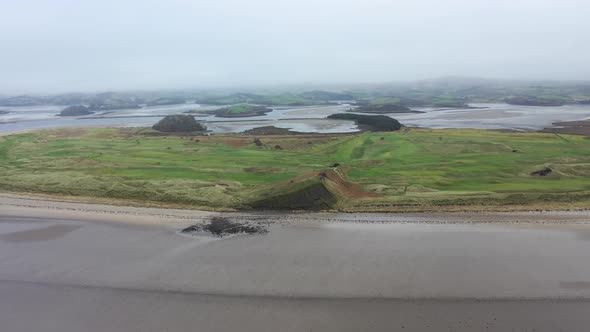 Aerial View of Murvagh in County Donegal Ireland