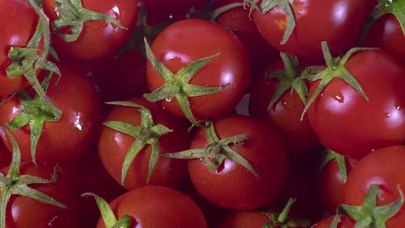 Close Up Pile Of Fresh Tomato On The Market Counter 2