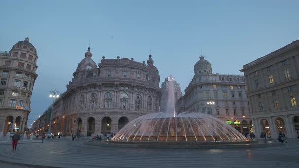 Fountain in City Square