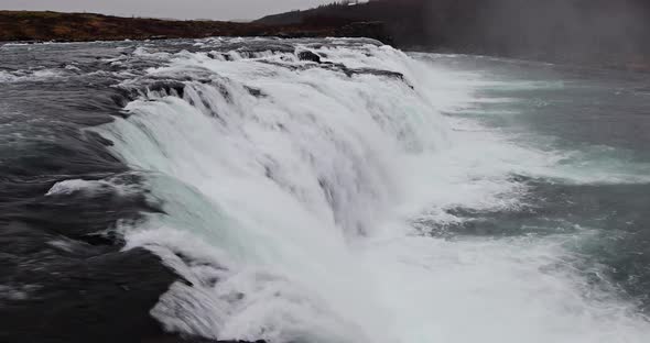 Vatnsleysufoss Waterfall In Iceland