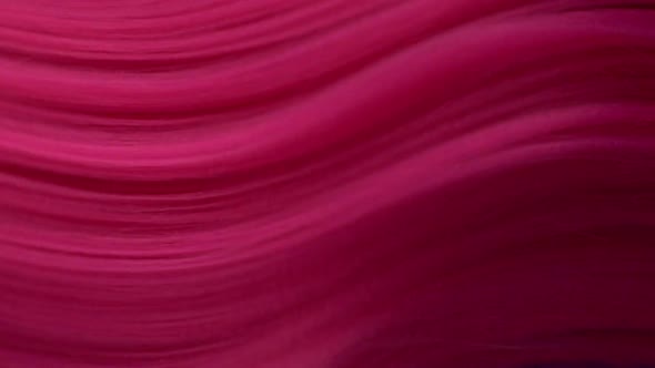 Slow Motion Waves of Beautiful Long Smooth Pink Hair Texture Hair Coloring