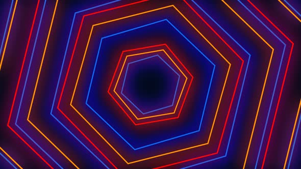 Neon polygon