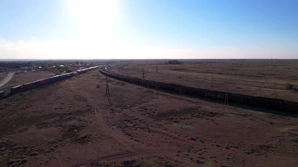 The Train is Traveling By Rail