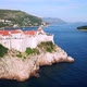 Aerial View of the roofs at sunset in Old Town of Dubrovnik, Croatia - VideoHive Item for Sale