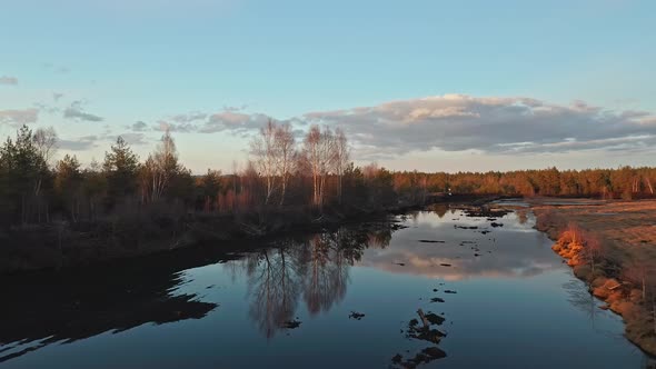 Beautiful Countryside Scenery In Torfowisko - medium shot