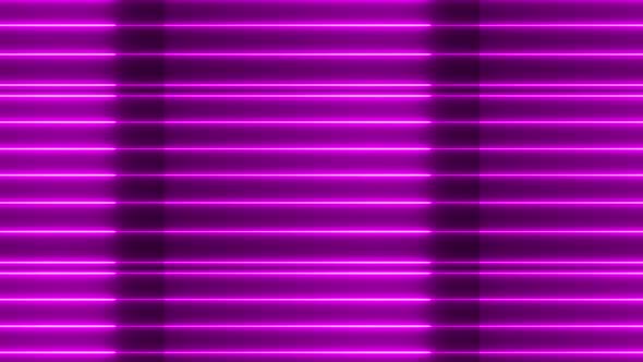 Purple color Neon light geometric glowing line animation. Vd 717