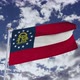 Georgia Flag With Sky - VideoHive Item for Sale