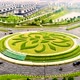 Garden Roundabout- Drone Shot 1 - VideoHive Item for Sale