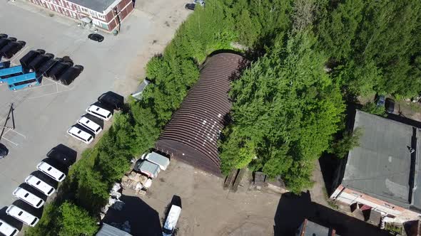 Flying a Quadcopter Over an Industrial Area