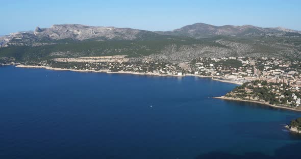 The Cassis bay, Provence, France