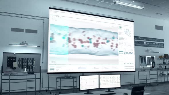 Medical Examination Scanner Software Diagnosing Covid-19 By Blood Analysis alt