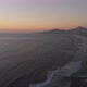 Orange Sunset Pacific Ocean (La Serena, Chile) aerial view, drone footage - VideoHive Item for Sale