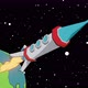 Rocket Leaving Earth 3D Cartoon Animation - VideoHive Item for Sale