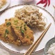 Thai Style Fried Crispy Chicken Breast in Breadcrumbs Served with Rice Noodles - VideoHive Item for Sale