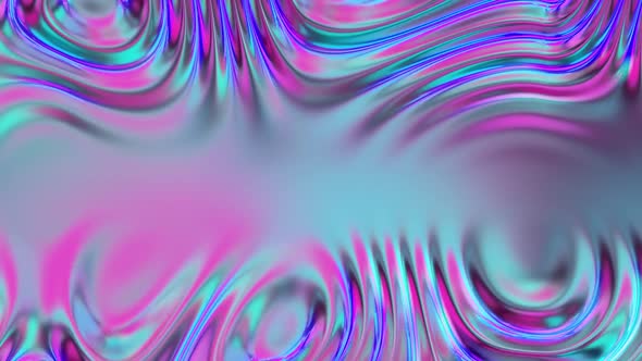 Abstract Looped Neon Style Digital Background Flow