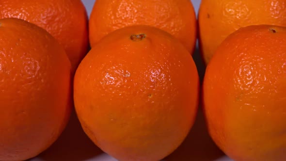 Fresh Oranges on Table