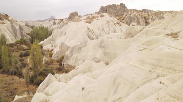 Aerial View Cappadocia Landscape