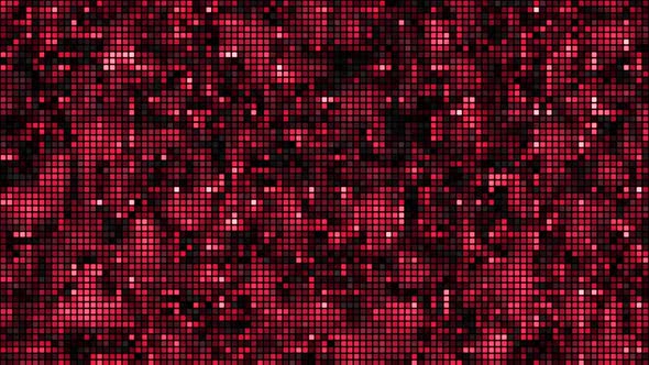 Abstract Digital Background Red Loop