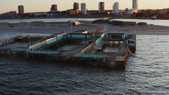 Drone Flight Over Amager Strandpark