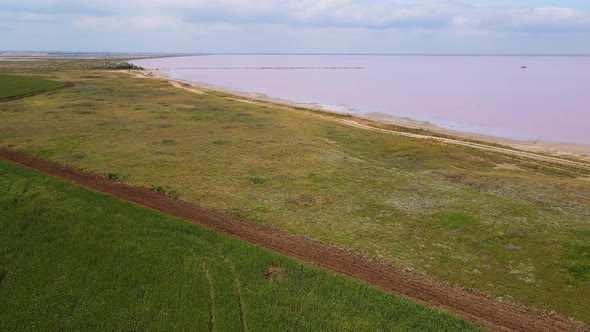 SasykSivash is the Largest Lake and Salt Lake on the Crimean Peninsula