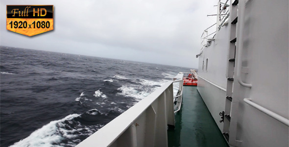 Boat on Atlantic Ocean