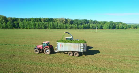 Agricultural work in field