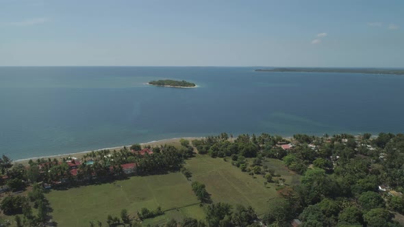 Tropical Island Putipot with Beach